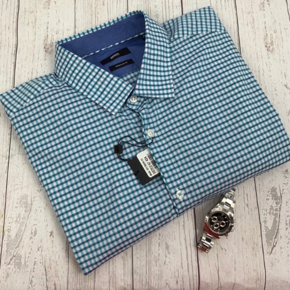 Hugo Boss Maik Checkered Button down - Picture 2 of 8
